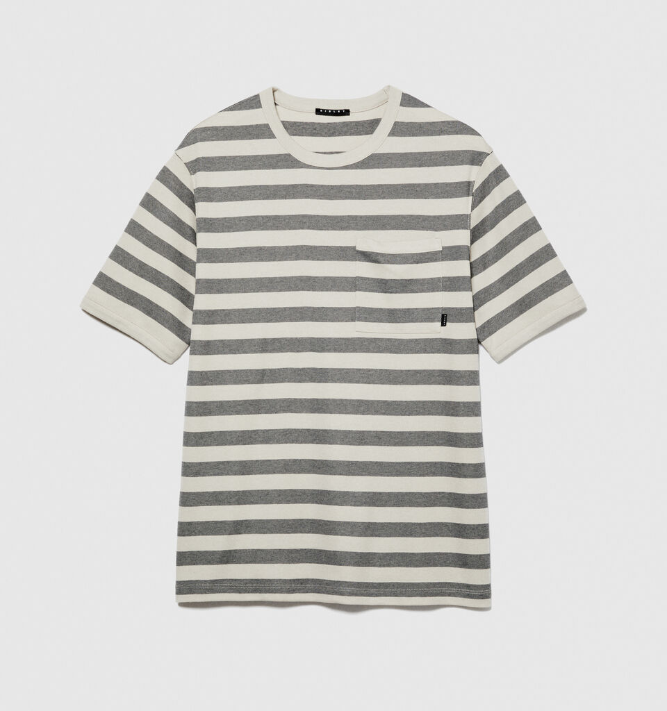 T-shirt with pocket - men's short sleeve t-shirts - Multi-color | Sisley image number 6